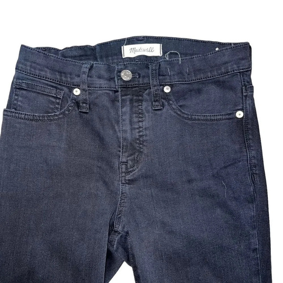 Black Madewell 9" High Rise Skinny Jeans Size 26 - Picture 3 of 5